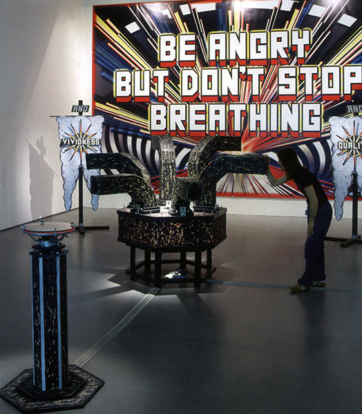 Mark Titchner, 'Be angry but don't stop breathing', Tate Britain, 2003.